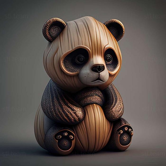 3D model Little panda (STL)